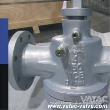 API599 Cast Steel Wcb/CF8/CF8m Lubricated Plug Valve